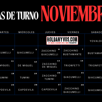 🗓 Calendario de las Farmacias de Turno para Noviembre